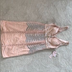Gorgeous NWT blush pink Sue Wong dress.